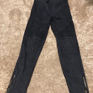 Piper moto jeggings